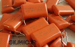 خازن 680 نانو فاراد 250 ولت VISHAY BC بلژیک سری پلی پروپیلن متالیزه MKP