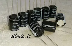 خازن 90 میکرو فاراد 310 ولت rubycon سری photo flash سرعت شارژ و دشارژ بالا