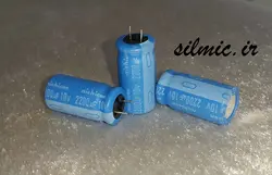 خازن دما بالای 2200 میکرو فاراد 10 ولت nichicon ژاپن سری BT با طول عمر بالا
