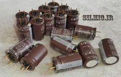 خازن سیلمیک النا 100 میکرو فاراد 50 ولت GOLD های گرید صوتی ROS (SILMIC)