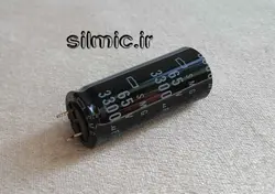 خازن الکترولیتی 3300 میکرو فاراد 65 ولت NIPPON ژاپن سری SMG مینیاتوری