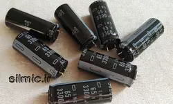 خازن الکترولیتی 3300 میکرو فاراد 65 ولت NIPPON ژاپن سری SMG مینیاتوری