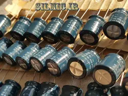 خازن بی پلار 47 میکرو فاراد 50 ولت الکترولیتی سریRBP2(R2B) گرید صوتی النا