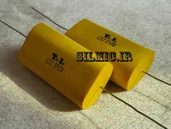 خازن کراس اور اکسیال 13 میکرو فاراد 250 ولت ساخت Tecate آمریکا با گرید صوتی