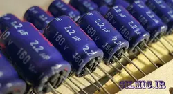 خازن بی پلار 2.2 میکروفاراد 160 ولت پاناسونیک گرید صوتی مناسب کراس اوور