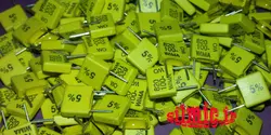 خازن کوپلاژ پلی کربنات 820 پیکو فاراد 100 ولت WIMA MKT ساخت آلمان FKC2