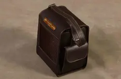 اکو شارژی مینی موج مدل نوترینو با روکش چوب بلوط و کاور چرمی