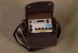 اکو شارژی مینی موج مدل نوترینو با روکش چوب بلوط و کاور چرمی