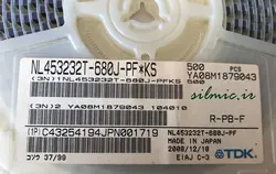 سلف SMD مینیاتوری 68 میکرو هانری 0.13 آمپر 5% ساخت TDK ژاپن