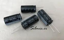 خازن 560 میکرو فاراد 100 ولت ژاپنی Rubycon سری ZL با esr فوق العاده پایین