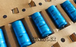 خازن اکسیال بی پلار 10 میکرو فاراد 63 ولت PHILIPS هلند HIFI &amp; HI-END