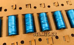 خازن اکسیال بی پلار 10 میکرو فاراد 63 ولت PHILIPS هلند HIFI &amp; HI-END