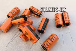 خازن دما بالا 2200 میکرو فاراد 16 ولت nippon ژاپن سری gxe با تحمل دمای ۱۲۵