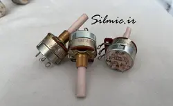 کلید ولوم 2.2 کیلو اهم کربنی با دو خروجی ساخت CTC آمریکا سری TV-020