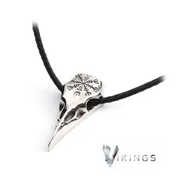گردنبند استیل وایکینگی زاغ وگویسیر | اکسسوری سریال وایکینگ ها
