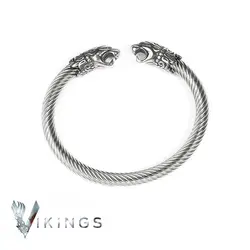 دستبند وایکینگ طرح گرگ B | اکسسوری سریال وایکینگ ها