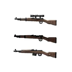 تفنگ لگویی Karabiner 98k (2 رنگ طرح‌دار) | اکسسوری و قطعات لگویی