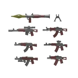 پک 7 تایی تفنگ مدرن لگویی (2 رنگ) | اکسسوری و قطعات لگویی