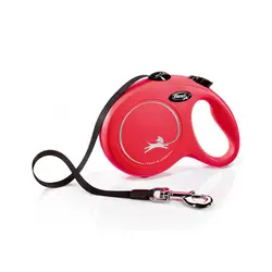 بند قلاده نواری 5 متری، نیو کلاسیک, قرمز، بزرگ، تا ۵۰ کیلوگرم، فلکسی