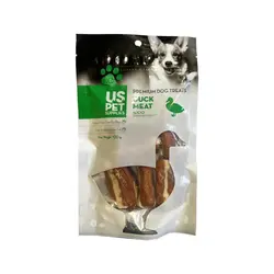 تشویقی سگ، روهاید پرس شده استخوان با اردک، 100 گرمی، یو اس پت