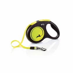 بند 5 متری نواری قلاده، مدل نئون، متوسط، تا 25 کیلوگرم، برند فلکسی