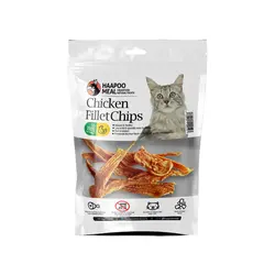 تشویقی مخصوص گربه، چیپس فیله مرغ، 30 گرمی، هاپومیل
