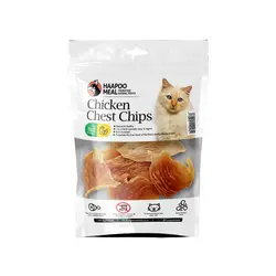تشویقی مخصوص گربه، چیپس سینه مرغ، 30 گرمی، هاپومیل