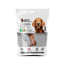 تشویقی پای شترمرغ، مخصوص سگ، 1 عددی، هاپومیل