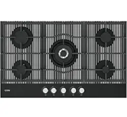 گاز شیشه ای 5 شعله کن مدل لیناک B (شیشه ایرانی)