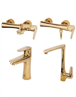 ست شیر آلات قهرمان مدل باران طلایی