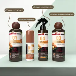 ترمیم کننده و بوتاکس موی حاوی روغن آرگان فابریگاس ۴ عددی