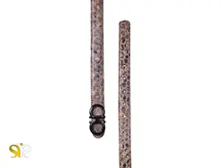 کمربند زنانه چرم پوست ماری مدل راگا