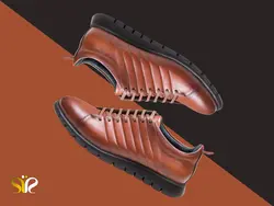 کفش اسنیکر چرم مدل مارسل