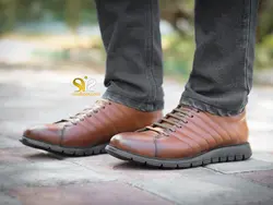 کفش اسنیکر چرم مدل مارسل