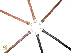 کمربند زنانه چرمی مدل باربی