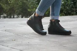 نیم بوت زنانه چرمی کد 1945 2616