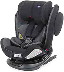 صندلی ماشین چیکو چرخشی 360 درجه نوزادی تا 12 سال ( رنگ مشکی - طوسی)  chicco unico 360 baby carseat