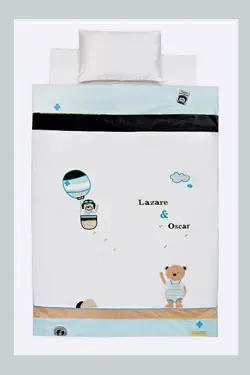 سرویس خواب نوزادی ایسیز گلد 3تکه ضد حساسیت 100 درصد پنبه با گارانتی تعویض برند isiz