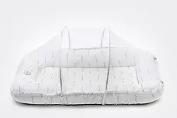 پشه بند تشک دار نوزاد طرح دار صورتی ایس ایز Isiz