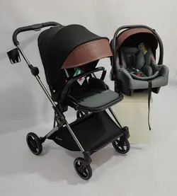 کالسکه و کریر کتی(کالتیه) kathie ایتالیا کابین سایز و صندلی دوطرفه قابلیت نصب کریر روی کالسکه
