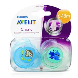 پستانک اونت 18-6 ماهگی دوعددی |نمایندگی مرکزی اونت فیلیپس|سیسمونی نوزاد|شیشه شیر اونت