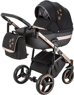 آدامکس کالسکه کریر کریکات و ساک لوازم ادامکس کورتینا رزگلد ADAMEX CORTINA ROSE GOLD / SE 402