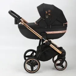 آدامکس کالسکه کریر کریکات و ساک لوازم ادامکس کورتینا رزگلد ADAMEX CORTINA ROSE GOLD / SE 402