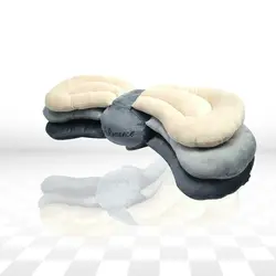 بالشت شیردهی پروانه ای فیل رومنس در رنگهای طوسی و رنگ کرم romance