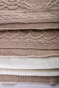 پتو نوزادی بافتنی لاینردار نیپرلند ترکیه رنگ کرم  nipperland