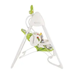 تاب برقی گراکو امریکا دوکاره بانسر شونده و دارای تنظیم خواب و شش سرعته موزیکال               GRACO SWING &amp; BOUNCER