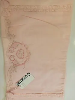 پتو و دورپیچ نوزادی کارامل ترک ضد حساسیت پنبه ای صورتی دخترانه CARAMELL