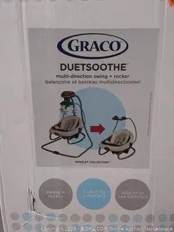 تاب و گهواره برقی و باطری گراکو 3 کاره بانسرشونده طرح وینسلت GRACO DUETSOOTHE SWING + ROCKER