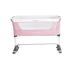 تخت کنار مادر گهواره شونده کیکابو رنگ صورتی  kikka boo bonne nuit / pink