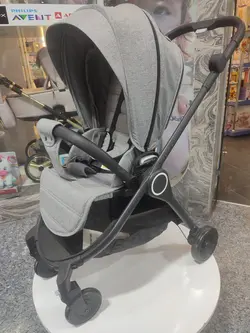 تخت و پارک کرم نونا Nuna Sena Travel Cot Graphite - بارنی
